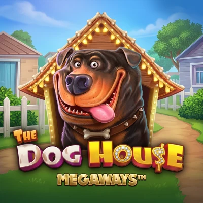 Dog House Megaways slot game tile in the Jackpot City slots lobby