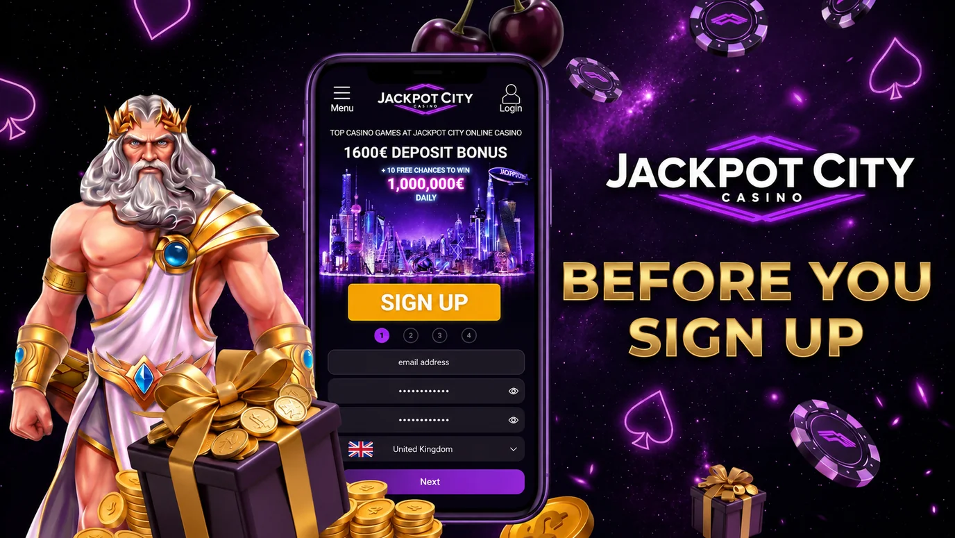 Jackpot City Casino before you sign up